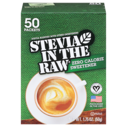 Stevia In The Raw Zero Calorie Sweetener Packets