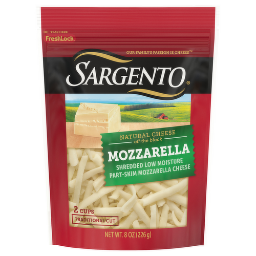 Sargento Off the Block Shredded Mozzarella Cheese