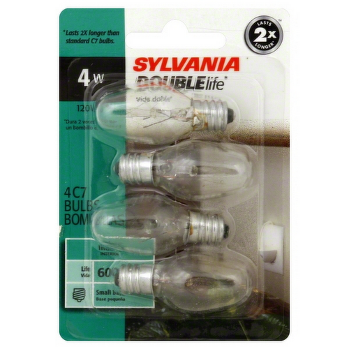 Sylvania 4 Watt Clear Night Light Bulb