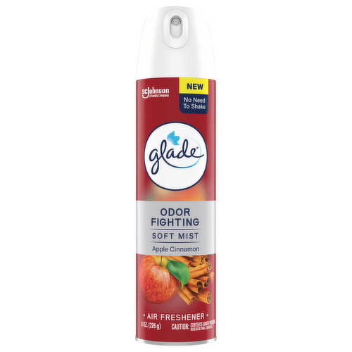 Glade Apple Cinnamon Odor Fighting Soft Mist Air Freshener