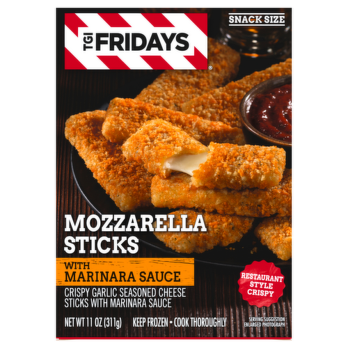 TGI Fridays Mozzarella Sticks with Marinara Sauce