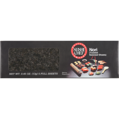 Sushi Chef Nori Toasted Seaweed Sheets