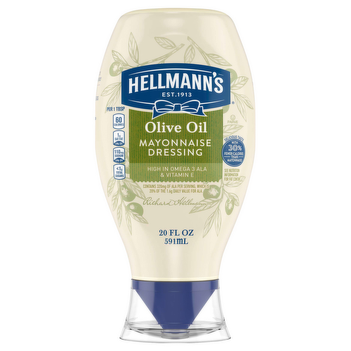 Hellmann's Mayonnaise Dressing with Olive Oil Squeeze Bottle