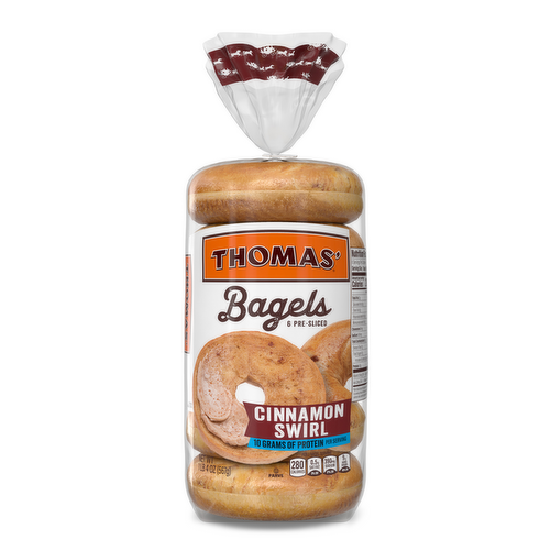 Thomas' Cinnamon Swirl Bagels