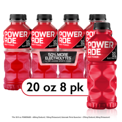 Powerade Fruit Punch Sports Drinks