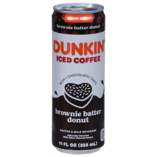 Dunkin' Donuts Brownie Batter Donut Iced Coffee