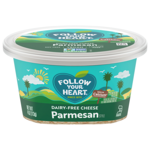 Follow Your Heart Dairy Free Parmesan-Style Shredded Cheese Alternative