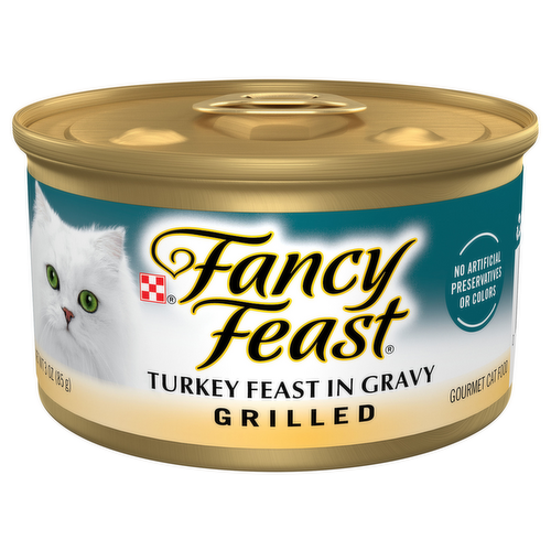 Fancy Feast Grilled Turkey in Gravy Wet Cat Food