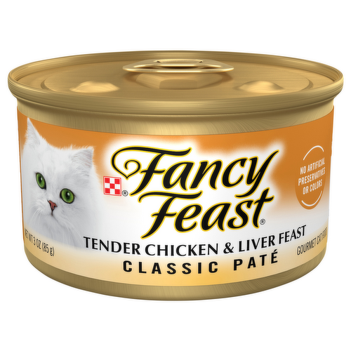 Fancy Feast Classic Pate Liver & Chicken Wet Cat Food