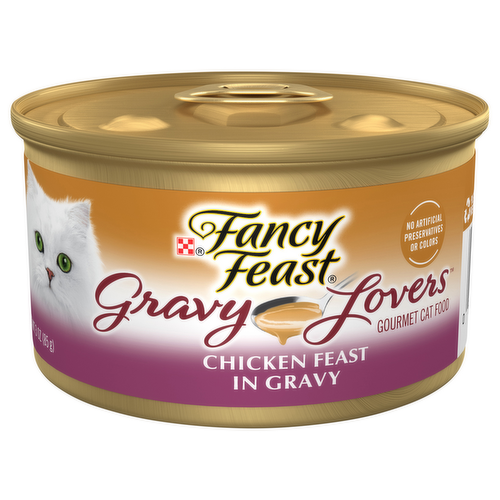 Fancy Feast Gravy Lovers Chicken Feast in Grilled Chicken Flavor Gravy Wet Cat Food