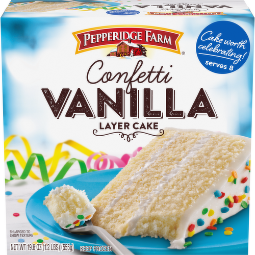 Pepperidge Farm 3-Layer Confetti Vanilla Cake