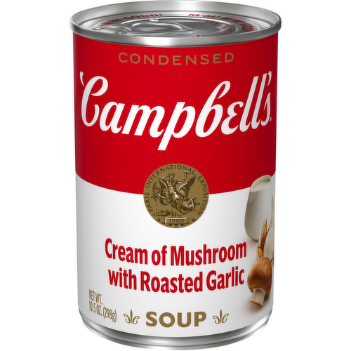 Campbell's Cream of Mushroom with Garlic Soup
