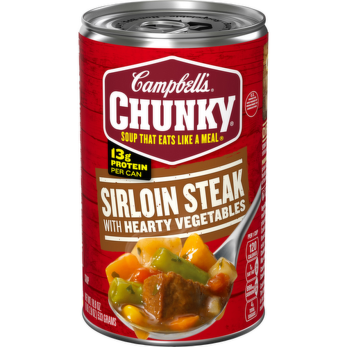 Campbell's Chunky Sirloin Steak with Hearty Vegetables Soup