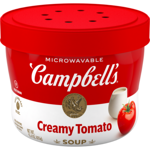 Campbell's Creamy Tomato Soup Microwavable Bowl