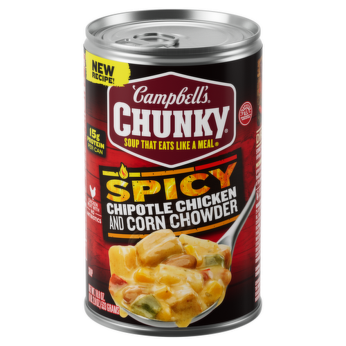 Campbell's Chunky Chipolte Chicken & Corn Chowder