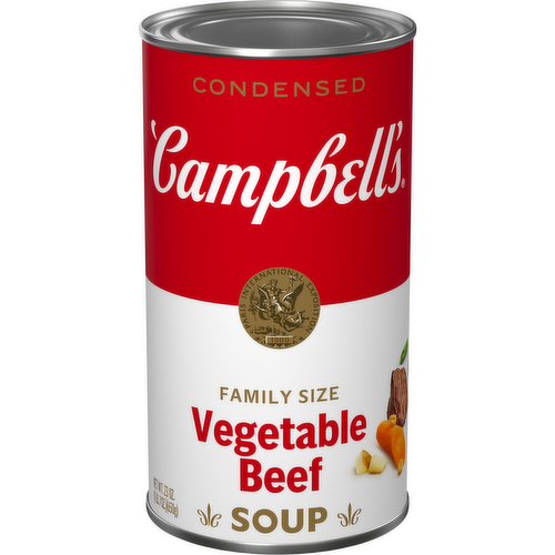Campbells Family Size Vegetable Beef  Soup