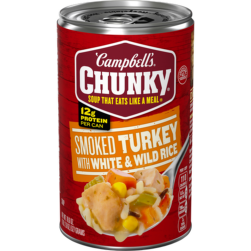 Campbell's Chunky Smoked Turkey with White & Wild Rice Soup