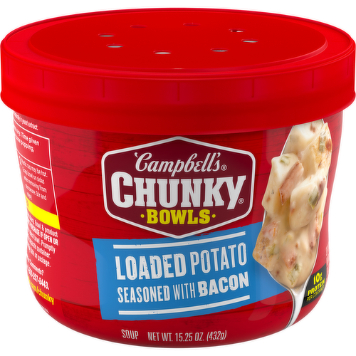Campbell's Chunky Loaded Potato Soup Microwavable Bowl