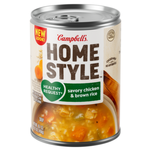 Campbell's Homestyle Healthy Request Savory Chicken & Brown Rice Soup