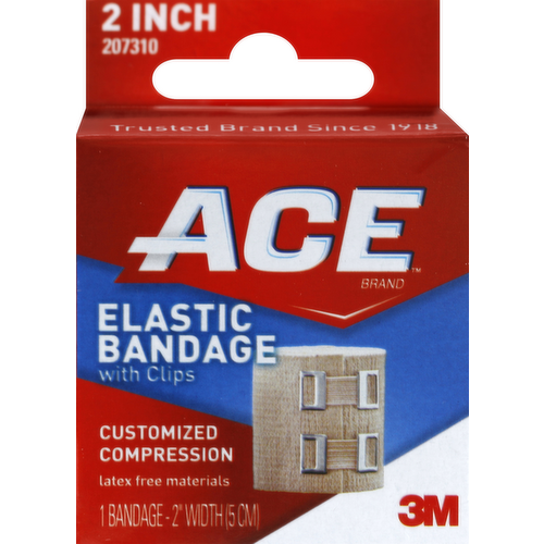 Ace 2-Inch Elastic Bandage with Clips