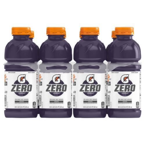 Gatorade Zero Zero Sugar Thirst Quencher Grape Sports Drinks