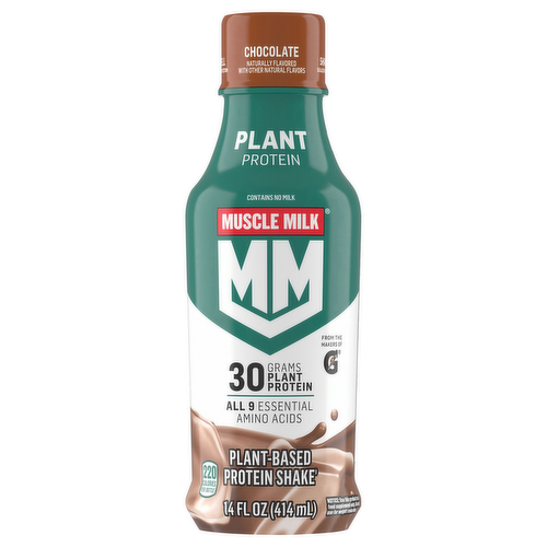 Muscle Milk Plant Protein Chocolate Plant-Based Protein Shake