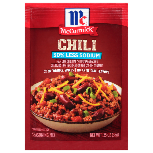 McCormick 30% Less Sodium Chili Seasoning Mix