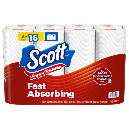 Scott Choose-A-Size Paper Towels Double Rolls