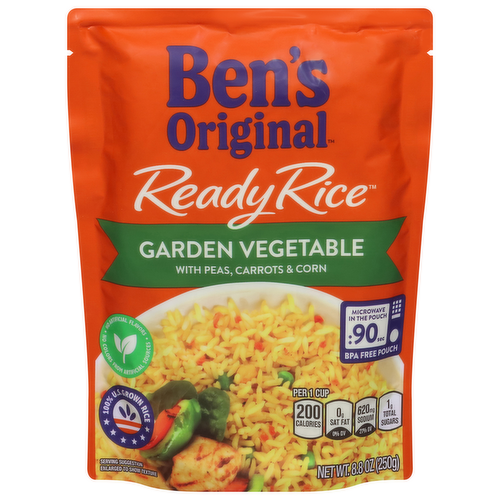 Ben's Original Ready Rice Garden Vegetable Rice