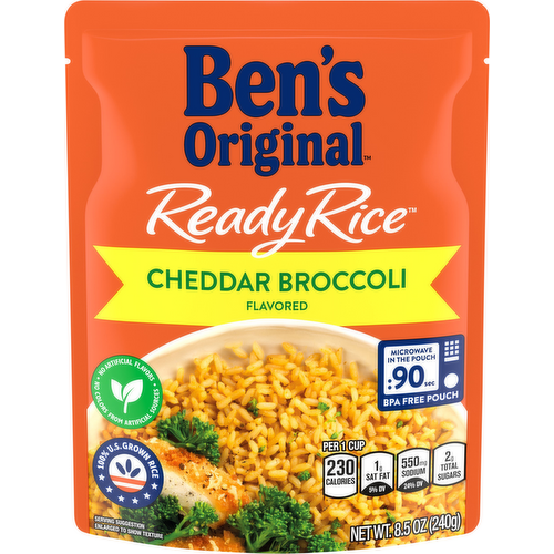 Ben's Original Ready Rice Cheddar Broccoli Flavored White Rice