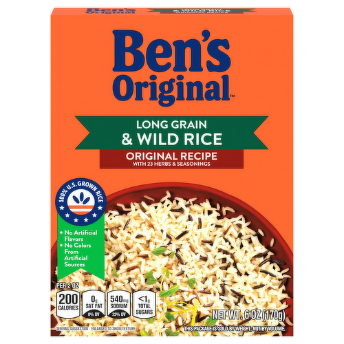 Ben's Original Flavored Grains Original Recipe Long Grain & Wild Rice