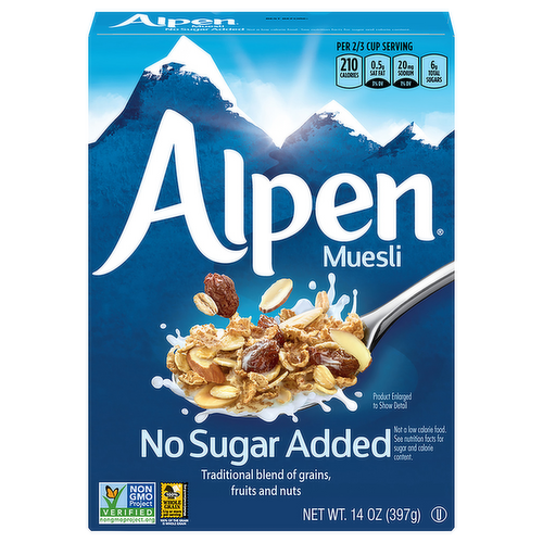 Alpen No Sugar Added Muesli Cereal