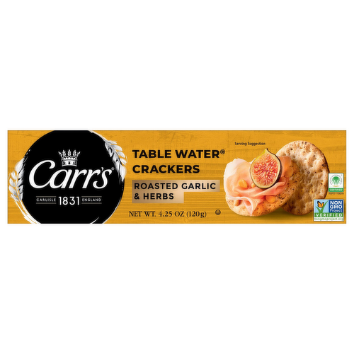 Carr's Roasted Garlic & Herbs Table Water Crackers