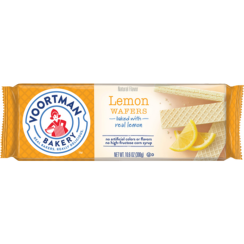 Voortman Bakery Lemon Wafer Cookies