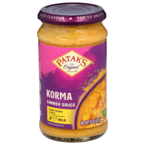 Patak's Korma Curry Simmer Sauce