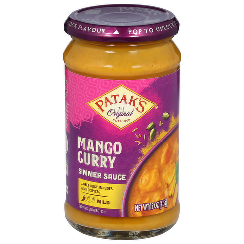 Patak's Mango Curry Simmer Sauce