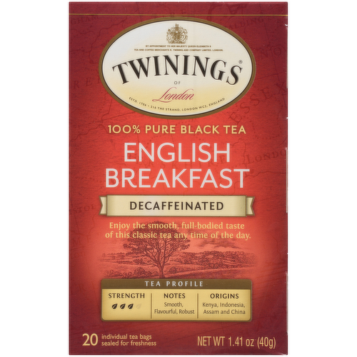 Twinings Decaf English Breakfast Tea