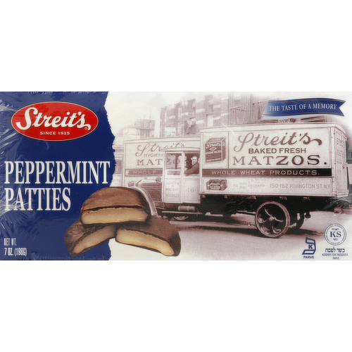 Streit's Dark Chocolate Peppermint Patties - Kosher for Passover