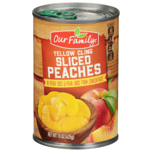 Our Family Lite Peach Slices in Extra Light Syrup