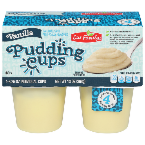 Our Family Vanilla Pudding Cups