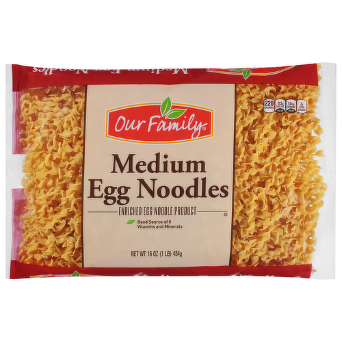 Our Family Medium Egg Noodles