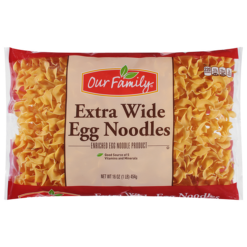 Our Family Extra Wide Egg Noodles