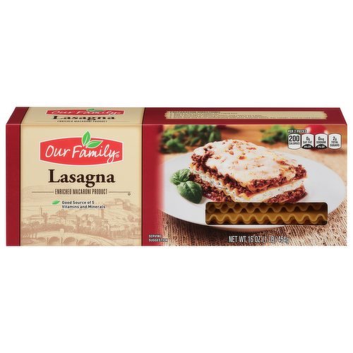 Our Family Lasagna Noodles