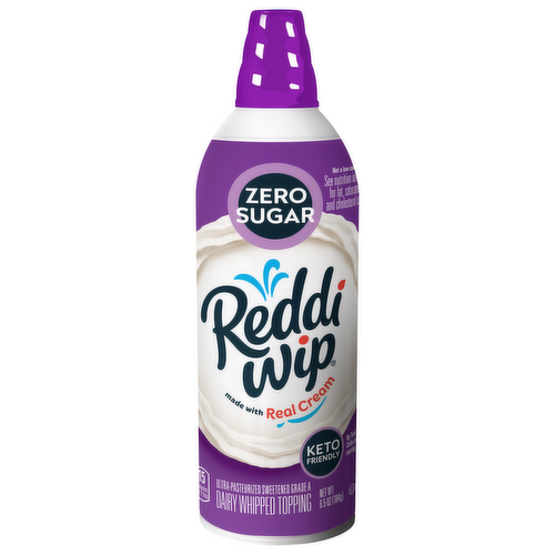 Reddi Wip Zero Sugar Dairy Whipped Topping