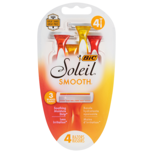 BIC Soleil Triple Blade Shavers for Women