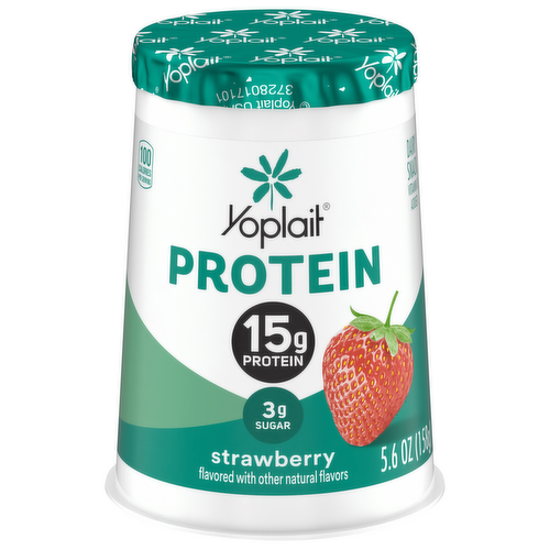 Yoplait Protein Strawberry Yogurt Cultured Dairy Snack