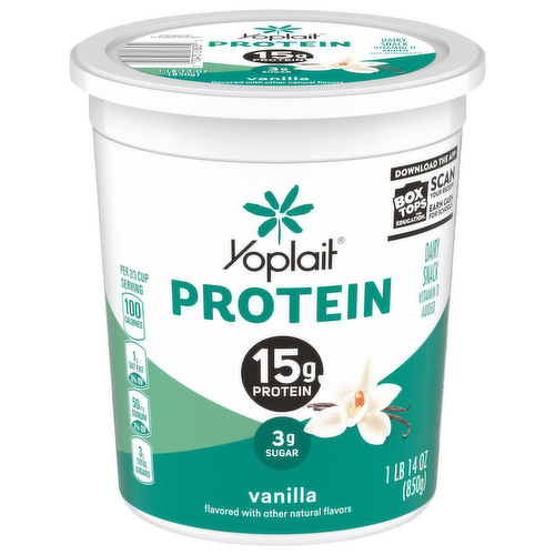 Yoplait Protein Vanilla Yogurt Cultured Dairy Snack