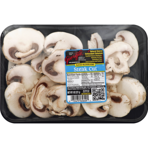 Giorgio Sliced Steak Cut Mushrooms