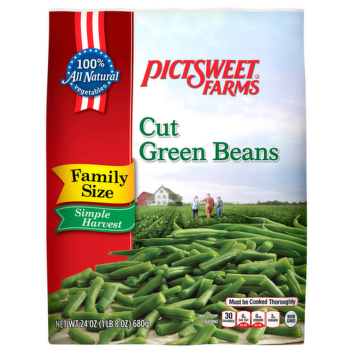 Pictsweet Simple Harvest Cut Green Beans Family Size