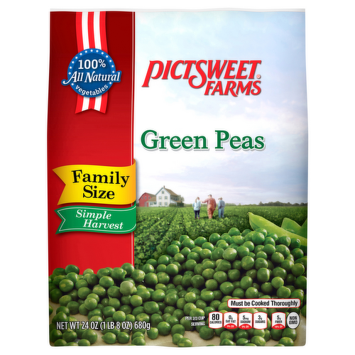 Pictsweet Simple Harvest Green Peas Family Size